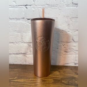 Starbucks Rose Gold Tumbler